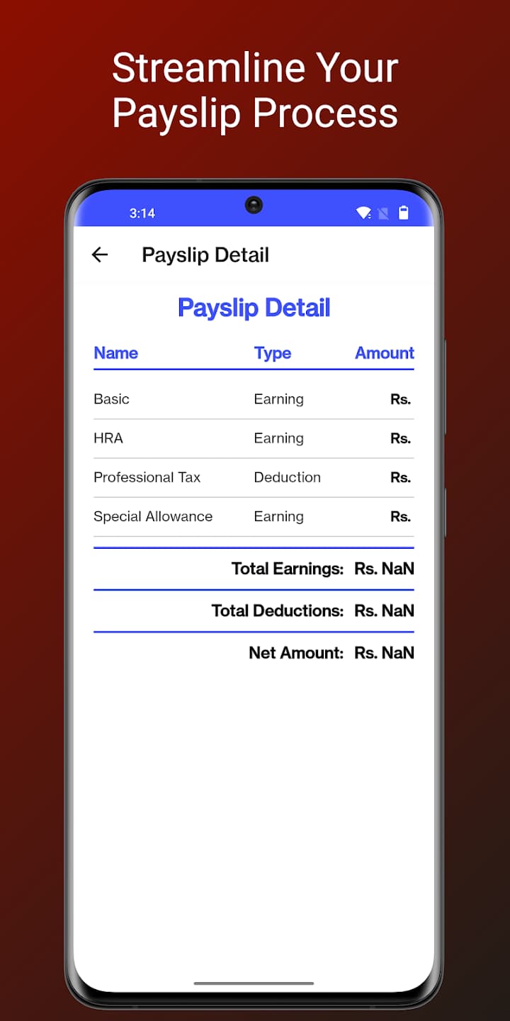 HR Pro — Payslip