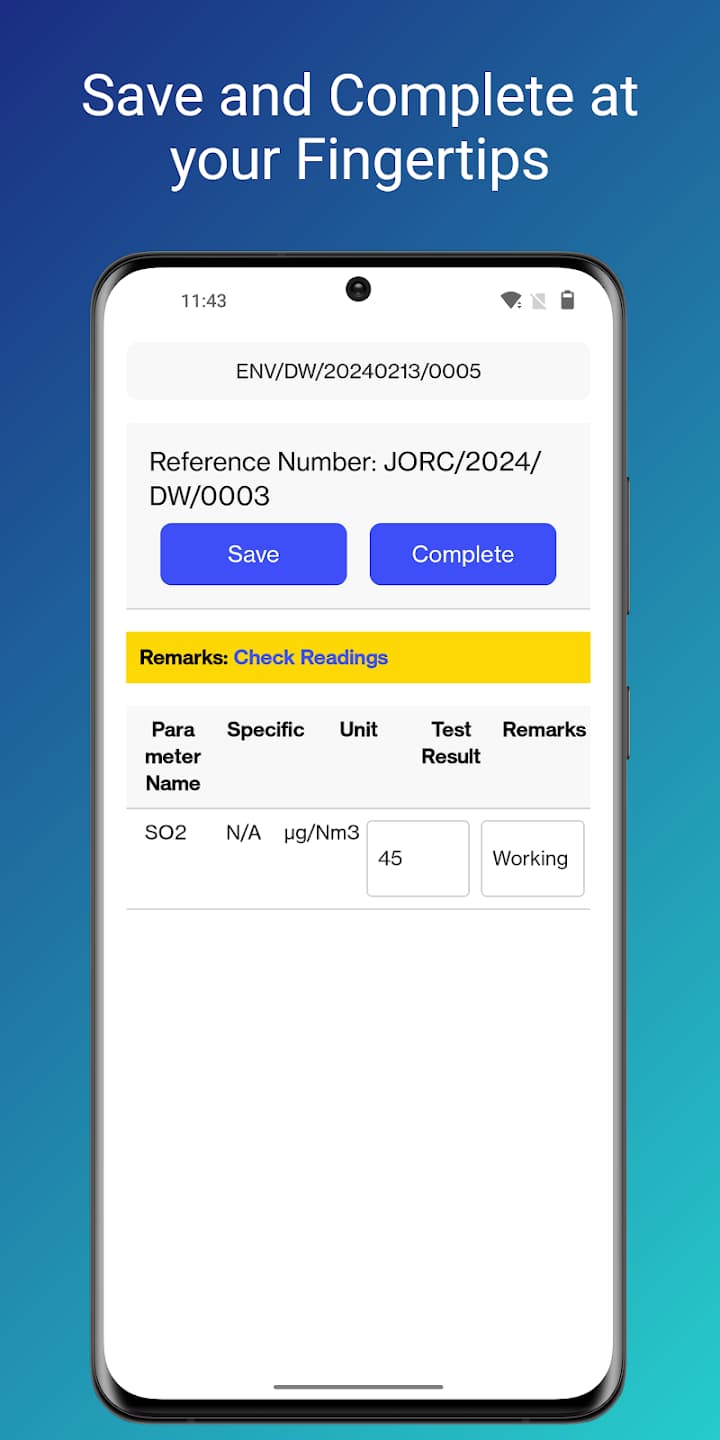 Fiscal Ox Laboratory ERP — Save & job cards